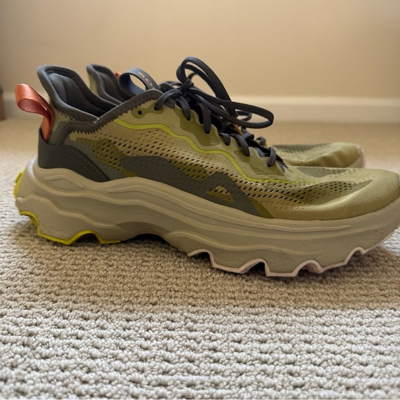 Sorel Men's Sneakers in Olive and Orange - Picture 1 of 7
